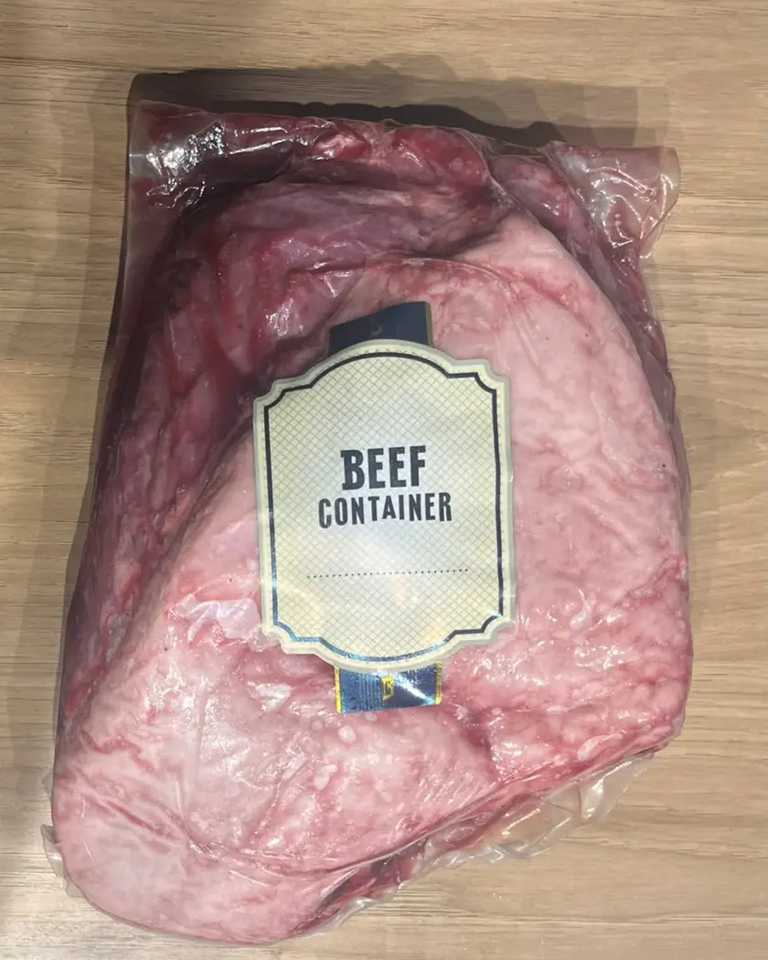 Baby beef Beef Container embalado a vácuo