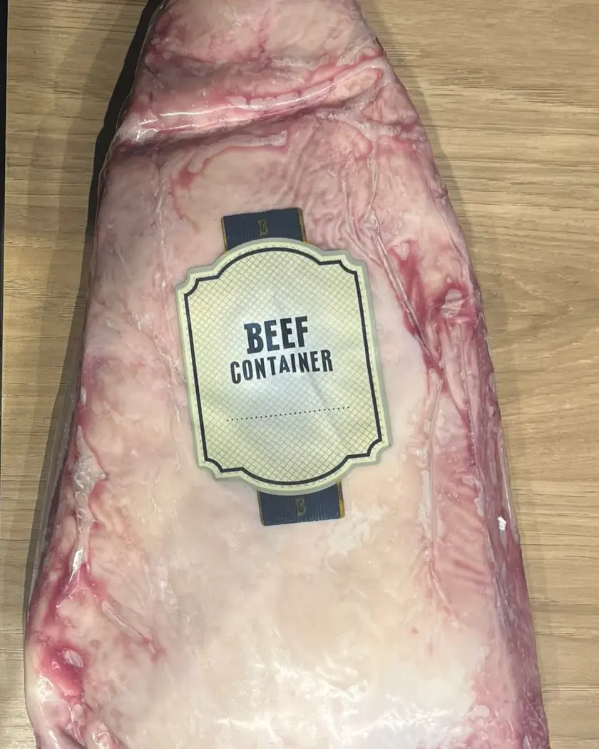 Picanha Beef Container embalada a vácuo